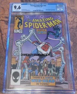 Buy Amazing Spider-man #263 Cgc 9.6 Spider -kid Black Cat Birth Norman Normie Osborn • 59.58£