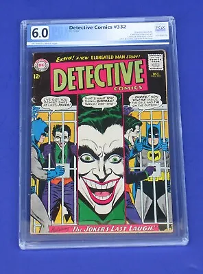 Buy Detective Comics #332 PGX 6.0 Joker Batman & Robin 1964 DC Comics • 141.90£
