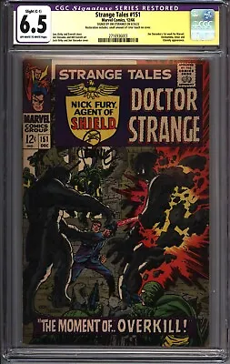 Buy * Strange TALES #151 CGC 6.5R SS Signed Steranko 1st Marvel Art!  (2716936003) * • 199.84£
