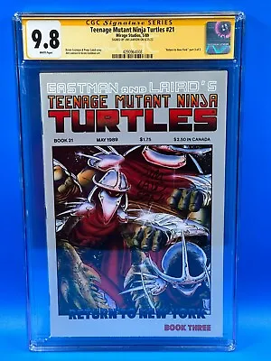 Buy Teenage Mutant Ninja Turtles #21 - Mirage Studios -CGC SS 9.8 NM/MT - Jim Lawson • 370.16£