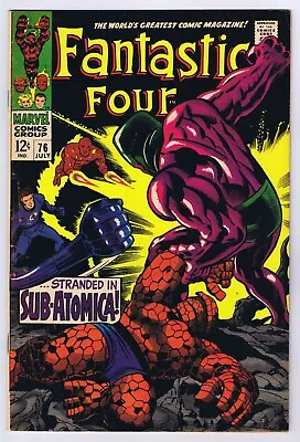 Buy Fantastic Four #76 VG+ Silver Surfer Appearance 1968 Marvel Comics • 52.60£