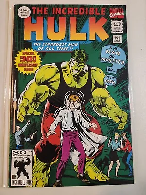 Buy The Incredible Hulk #393 1992 MARVEL COMIC BOOK 9.2 AVG V29-16 • 7.91£
