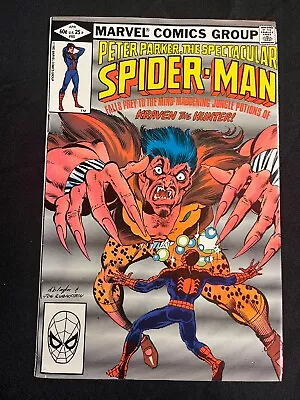 Buy 1982 Apr Issue 65 The Spectacular Spider-Man Kraven Hunter Comic Book KB 91123 • 5.57£