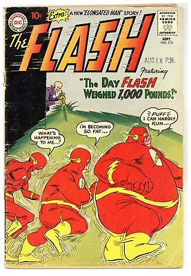Buy Flash 115 Infantino Gorillas! Chimps! Elongated Man! 1,000lb Flash! 1960 DC F909 • 46.65£