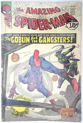 Buy Amazing Spider-Man #23 Green Goblin Appearance Marvel Comics (1965) • 74.95£