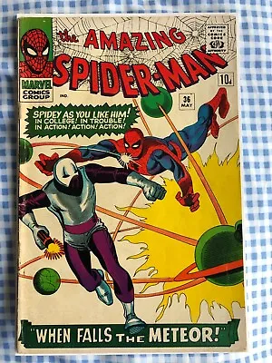 Buy Amazing Spider-Man 36 (1966) Origin And 1st App Of The Looter • 64.99£