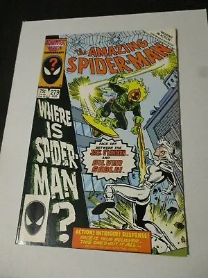 Buy Amazing Spider-Man  #279 1st Series  Aug 1986  Marvel Comics  Very Fine + Copy • 9£
