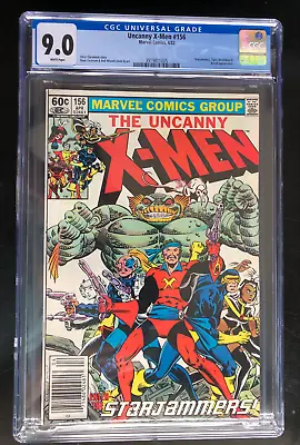 Buy 🔑🔥Uncanny X-Men #156 CGC 9.0 Marvel Starjammers! Newsstand🔑💎 • 31.53£