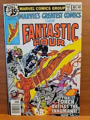 Buy Marvel's Greatest Comics #80 GD Marvel 1978 Reprints Fantastic Four 99 Inhumans • 1.58£