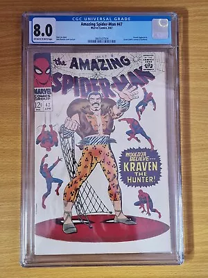 Buy Amazing Spider-man #47 Cgc 8.0 Ow-w Marvel Comics 1967 - Great Cents Copy • 260£