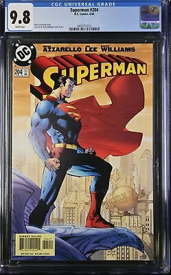 Buy Superman #204 CGC 9.8 White Pages For Tomorrow • 63.95£
