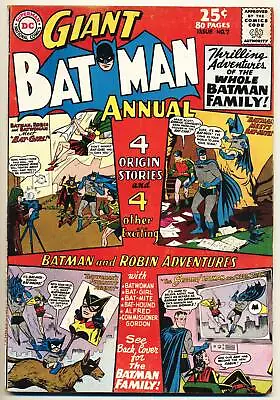 Buy BATMAN ANNUAL #7 VG/F, 80pg. Eighty Page Giant, DC Comics 1964 • 42.10£