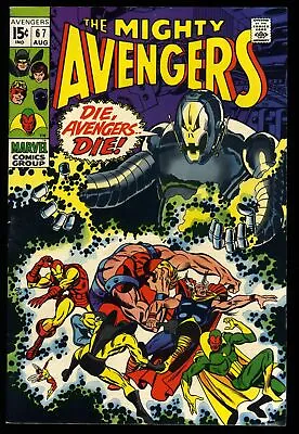 Buy Avengers #67 VF+ 8.5 Ultron Appearance! Marvel 1969 • 71.96£