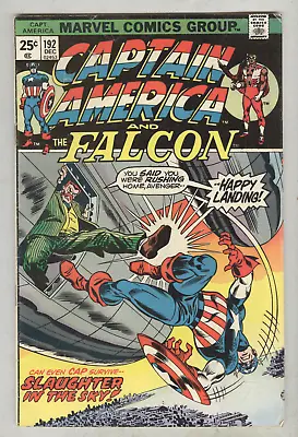 Buy Captain America And Falcon #192 December 1975 VG Faustus • 3.15£