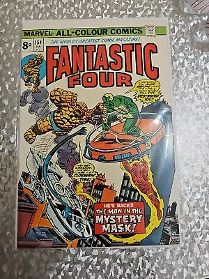Buy FANTASTIC FOUR #154 MARVEL COMIC JAN 1975 The Man In The Mystery Mask!  • 2£