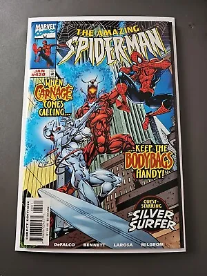 Buy Amazing Spider-man #430 Silver Surfer Cosmic Carnage Key VF/NM • 35.48£