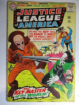 Buy Justice League Of America #41, Key Master Of The World, VG, 4.0, White Pages • 17.74£