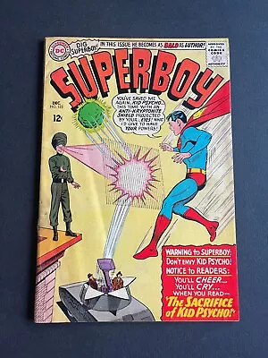 Buy Superboy #125 - The Sacrifice Of Kid Psycho! (DC, 1965) Good/VG • 4.71£
