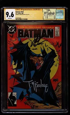 Buy Batman 423 CGC NM+ 9.6  Signed By Todd McFarlane 1988 • 1,405.56£