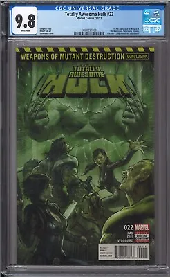 Buy Totally Awesome Hulk #22 - CGC 9.8 - 1st Full Appearance Of Weapon H. • 119.14£