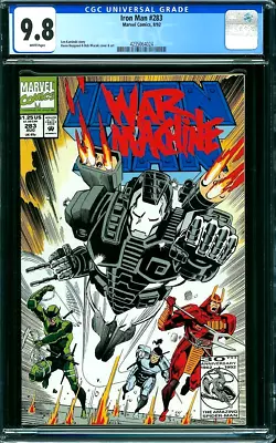Buy IRON MAN #283 CGC 9.8 WP WAR MACHINE AVENGERS ARMOR WARS Marvel 1979 • 75.43£