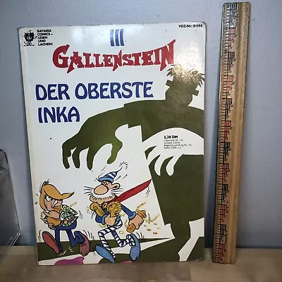 Buy Gallenstein German Book (Softcover) #5: Goldrausch In Zipflburg 1980s VTG Comic • 9.62£