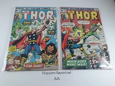 Buy Thor Marvel 239, 240 2consecutive Issue Comics From 1975 Vintage Blake, Foster  • 4.95£