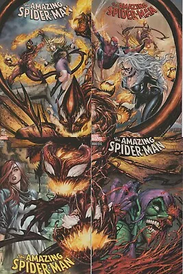 Buy Amazing Spider-Man #797 798 799 & 800 Tyler Kirkham Connecting Variant Covers NM • 40.21£