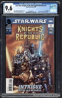 Buy Star Wars: Knights Of The Old Republic/Rebellion #0 ~ CGC 9.6 ~ 1st App Squint • 59.12£