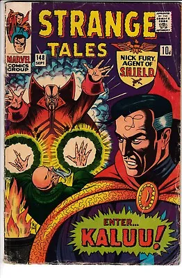 Buy STRANGE TALES #148, ENTER KALUU!, PENCE VARIANT, GD/VG, Marvel Comics (1966) • 9.95£