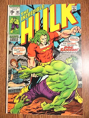 Buy Incredible Hulk #141 Hot Key Trimpe 1st Doc Samson Ross Thunderbolts Marvel MCU • 94.83£