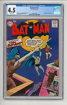 Buy Batman #114 CGC 4.5 VG+ Versus The Bat-Ape • 299£
