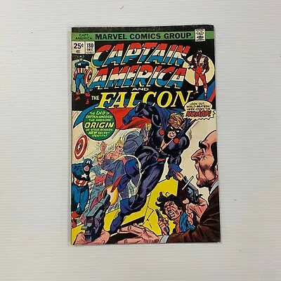 Buy Captain America Falcon #180 1974 FN- 1st Appearance Of Noman Cent Copy • 25£