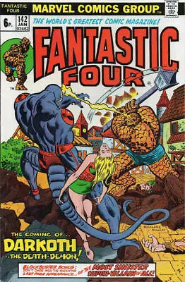 Buy Fantastic Four (1961) # 142 UK Price (4.5-VG+) 1st Darkoth 1974 • 12.15£