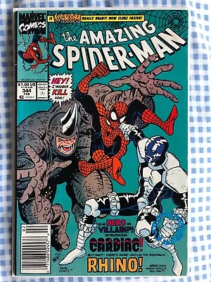 Buy Amazing Spider-Man 344 (1991) 1st App Of Cletus Kasady (Carnage). Rhino App • 19.99£