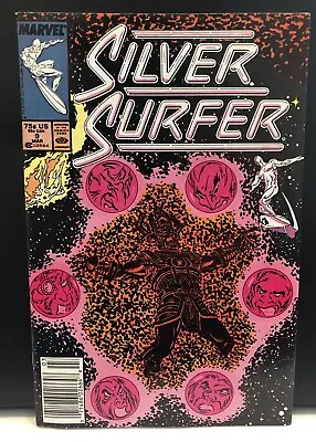 Buy Silver Surfer #9 Comic Marvel Comics Newsstand , Galactus App “ • 7.08£