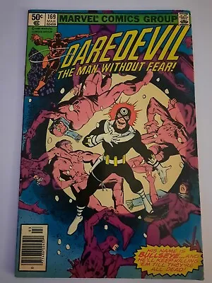 Buy Daredevil #169 - 2nd App Elektra, Bullseye Cover - Newsstand Marvel Comics 1981 • 31.62£