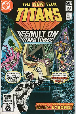 Buy New Teen Titans # 7 - Origin Of Cyborg  ( Scarce - 1981 ) • 6.95£