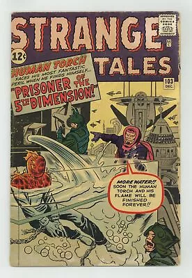 Buy Strange Tales #103 GD- 1.8 1962 • 50.60£