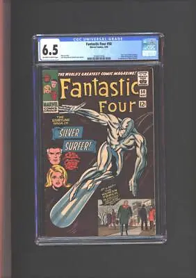 Buy Fantastic Four #50 CGC 6.5 Silver Surfer Battles Galactus 1966 • 474.36£