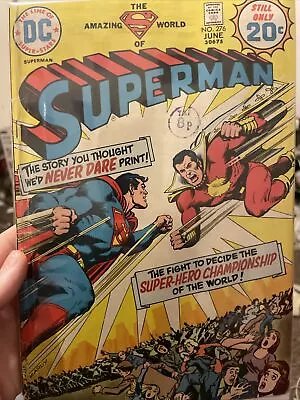 Buy Superman # 276 DC Comics Bronze Age 1974 Vs Shazam? Vintage • 19.99£