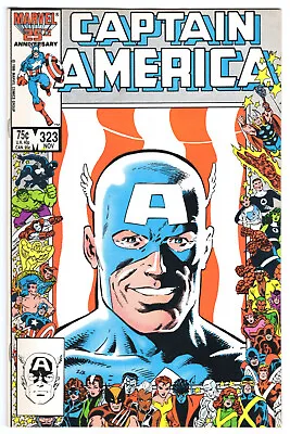Buy Captain America #323 Very Fine-Near Mint 9.0 First Appearance Super Patriot 1986 • 34.78£