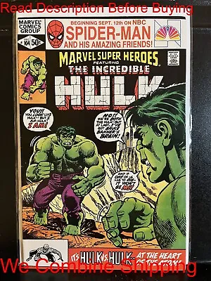 Buy BARGAIN BOOKS ($5 MIN PURCHASE) Marvel Super-Heroes #104 (1981) We Combine Ship • 1.21£