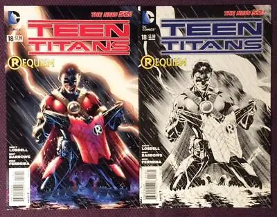 Buy Teen Titans #18A & #18B (rare 1 For 25 Variant) DC 2013. NM Condition Issue. • 6.38£