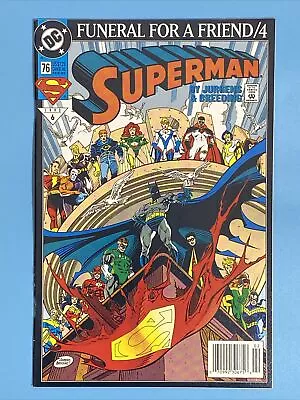Buy Superman #76 Feb. 1993  Funeral For A Friend/4  DC Comic Book • 3.99£