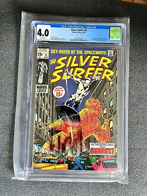 Buy Silver Surfer #8 1969 4.0 CGC 1st App. Of The Flying Dutchman. • 98.83£
