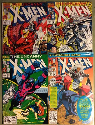 Buy The Uncanny X-Men #284, #285. #286. #295. In Poly Bag With Card. Marvel Comics. • 12£
