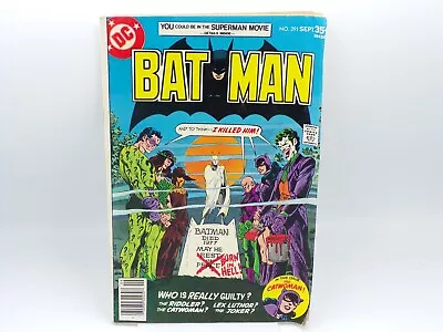 Buy Vintage 1977 BATMAN #291 DC Comics Book W/ JOKER, Riddler & Lex Luthor Cover • 10.19£
