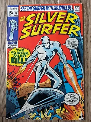 Buy Silver Surfer #17 Vol 1 1970 Early Mephisto Appearance Nick Fury • 35£