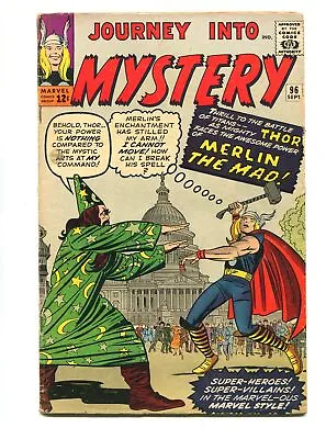 Buy Journey Into Mystery #96 1963-marvel-thor-merlin-vg • 108.80£
